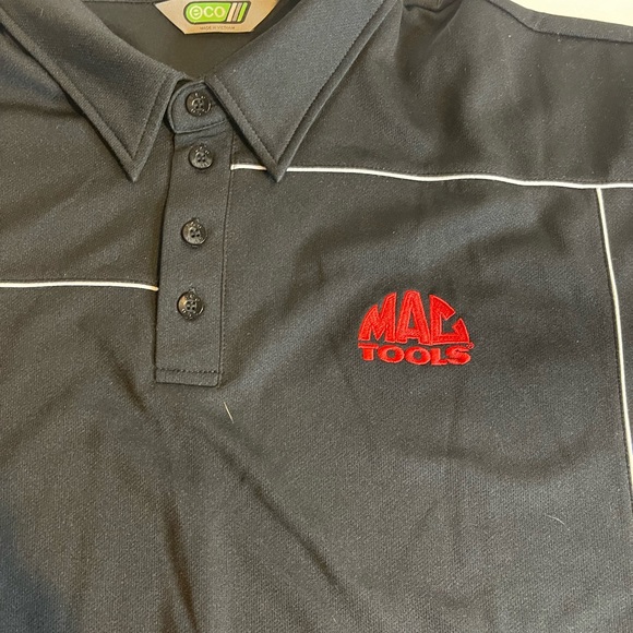 Mens Mac Tools Polo Pullover Button Shirt Black 3XL XXXL - Picture 3 of 7